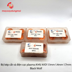 Bộ bép cắt và điện cực plasma A141 A101 1.1mm 1.4mm 1.7mm Black Wolf (2)